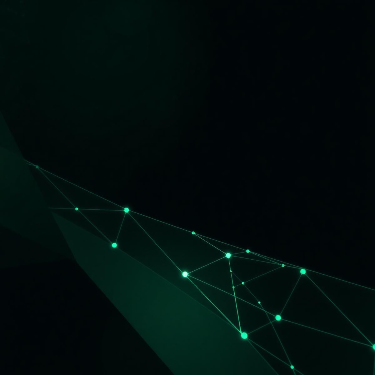 Visualização abstrata da rede de dados Data Hub